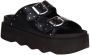 Scholl Zwart Heather Slippers Zwart F32305 - Thumbnail 6