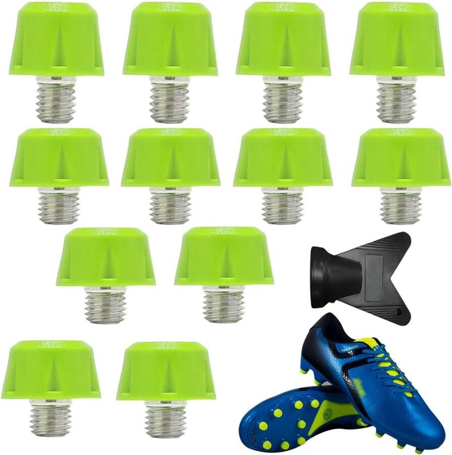 Schroefbouten M5 Premium Vervangende Noppen 12 Stuks 7 mm 10 mm Nylon Metaal Antislip Duurzaam Voetbalschoenen