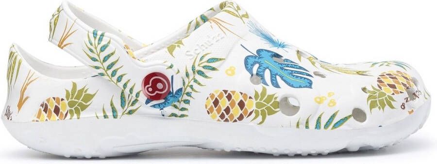 Schu'zz Schuzz Damen Badeschuhe Globule Femme Imprime Tropical Multicolor