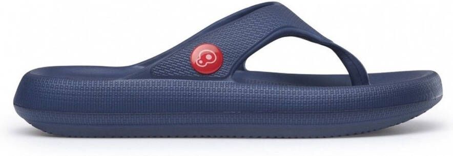 Schu'zz Schuzz Damen Clog Badeschuhe Flip Flop Femme Bl marine Blau
