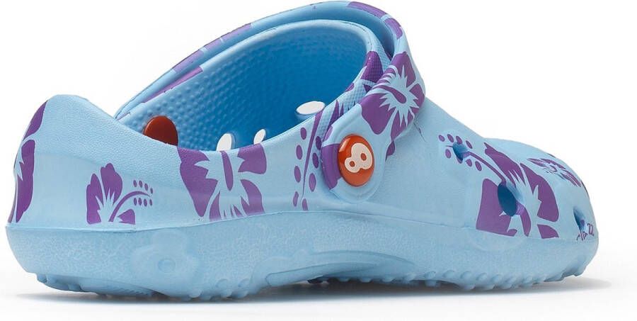 Schu'zz Schuzz Damen Clog Badeschuhe Globule Femme imprimé Hibisc Multicolor