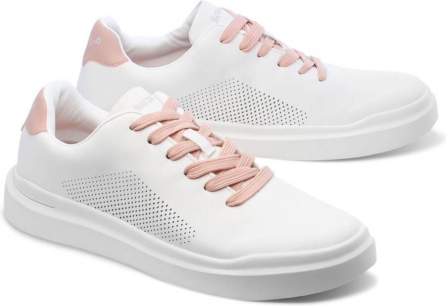 Schu'zz Schuzz Damen Schuhe Citiz Femme Blanc&rose Weiß