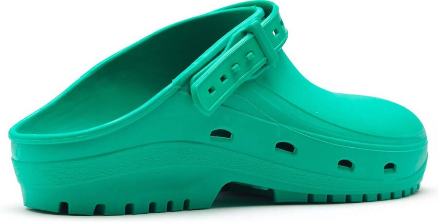 Schu'zz Schuzz herenklompen badschoenen Bloc Homme Vert foncé Groen