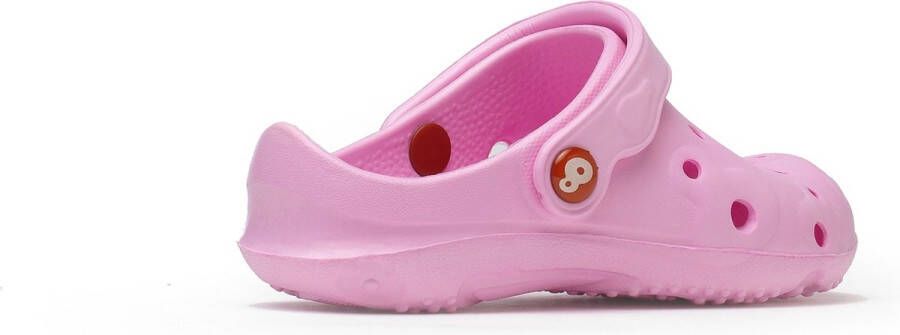 Schu'zz Schuzz kinderclogs badslippers Globule Bébé effen lichtroze roze