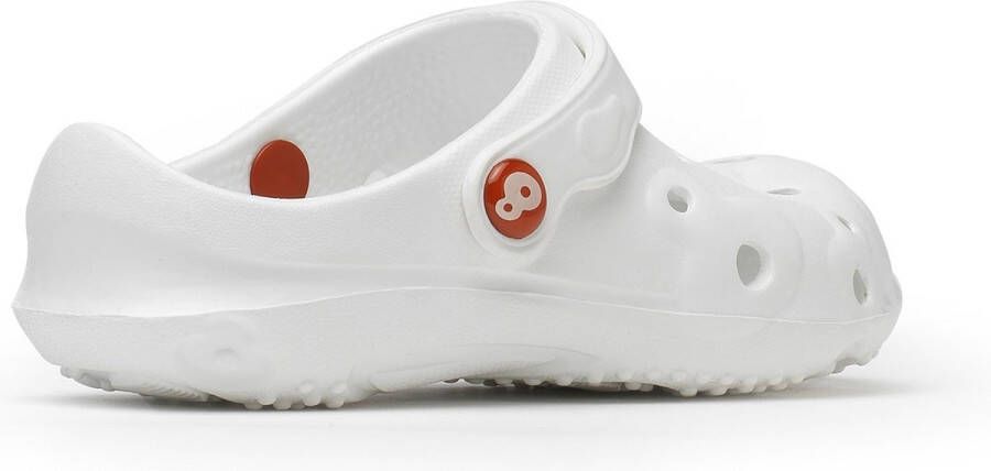 Schu'zz Schuzz Kinder Clog Badeschuhe Globule Enfant uni Blan Weiß