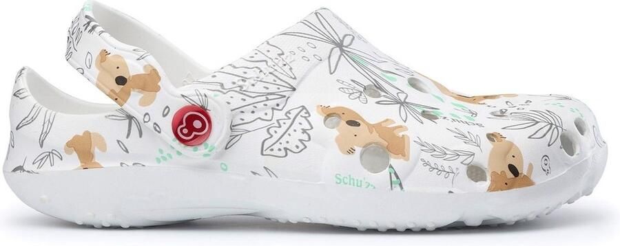 Schu'zz Schuzz Damen Badeschuhe Globule Femme Imprime Koala Grau