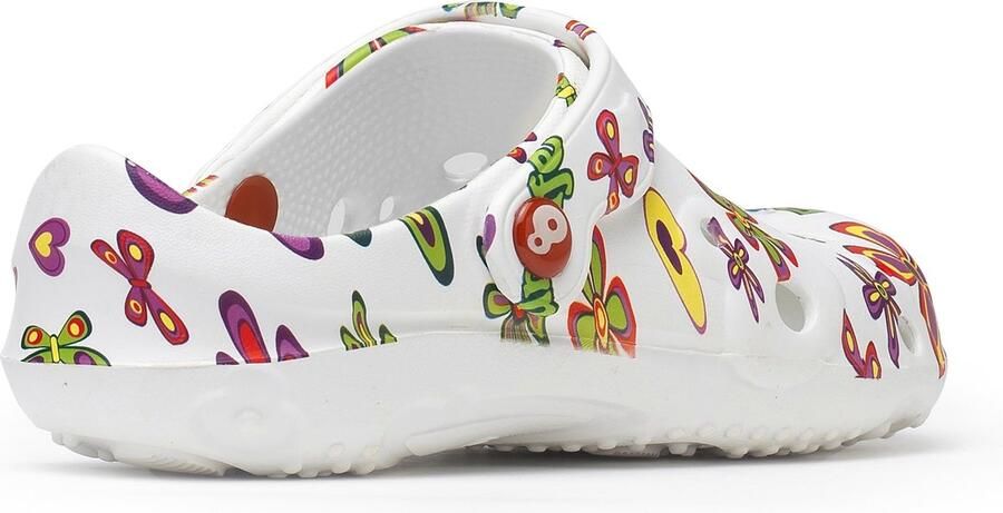 Schu'zz Schuzz Damen Clog Badeschuhe Globule Femme imprimé Pop flower Multicolor