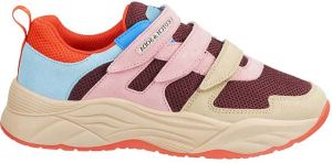 Scotch & Soda Celestia suède sneakers met klittenband (maat 28-33)