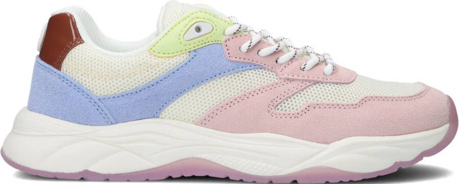 Scotch & Soda Celest 2.0 suède sneakers lichtroze multi - Foto 5