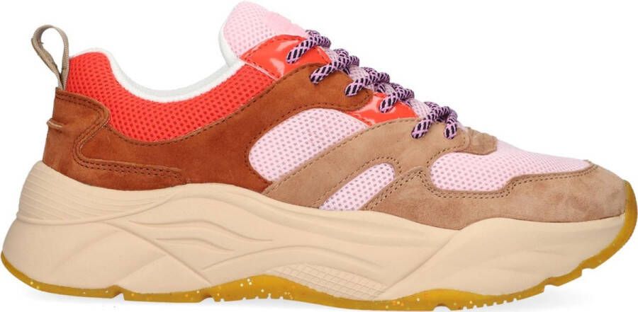 Scotch & Soda Celest suède sneakers bruin multi - Foto 2