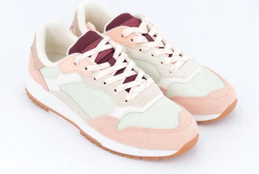 Scotch & Soda Dames Sneaker Vivi Mint-Light Pink MULTICOLOR