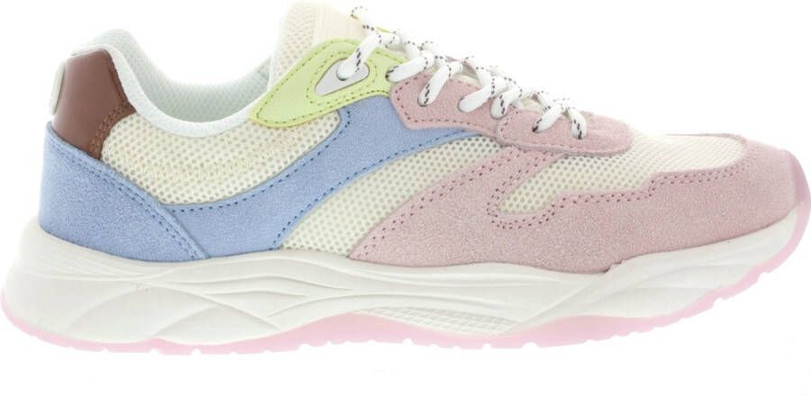 Scotch & Soda Celest 2.0 suède sneakers lichtroze multi - Foto 4