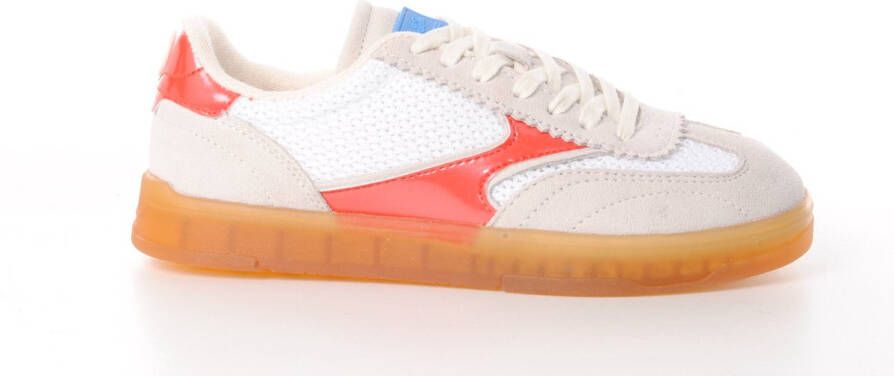 Scotch & Soda Damessneaker Nixie beige wit