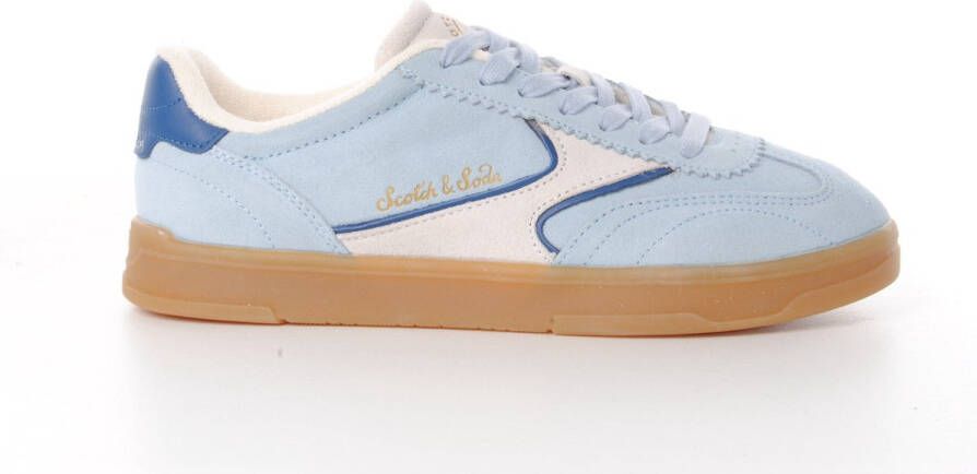 Scotch & Soda Herensneaker Slim lichtblauw