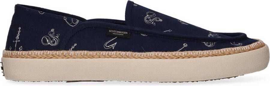SCOTCH & SODA Instappers Heren Izomi M 15 Maat: 43 Materiaal: Textiel Kleur: Blauw - Foto 2