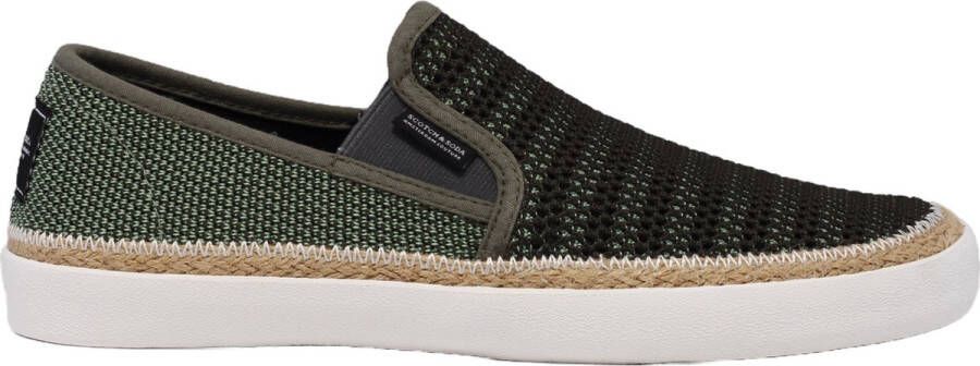 SCOTCH & SODA Instappers Heren Izomi Slip On Shoe Maat: 45 Materiaal: Textiel Kleur: Groen - Foto 2