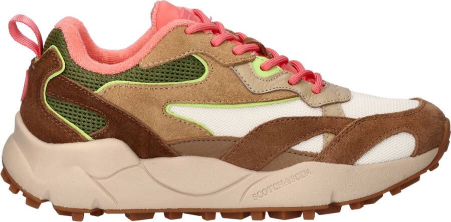 Scotch & Soda Mount dames sneaker Bruin multi