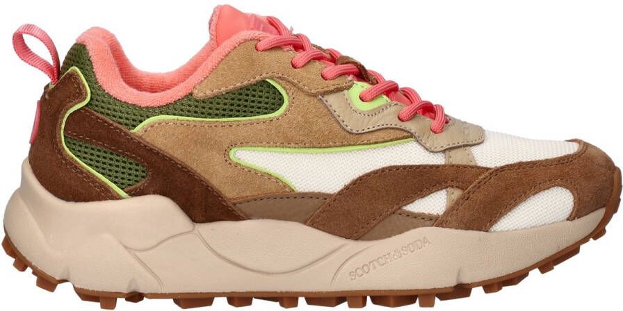 Scotch & Soda Mount dames sneaker Bruin multi