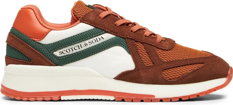 Scotch & Soda Vivexio sneakers van synthetisch suède