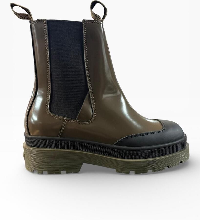 Scotch & Soda Aubri donkerbruine Chelsea boot