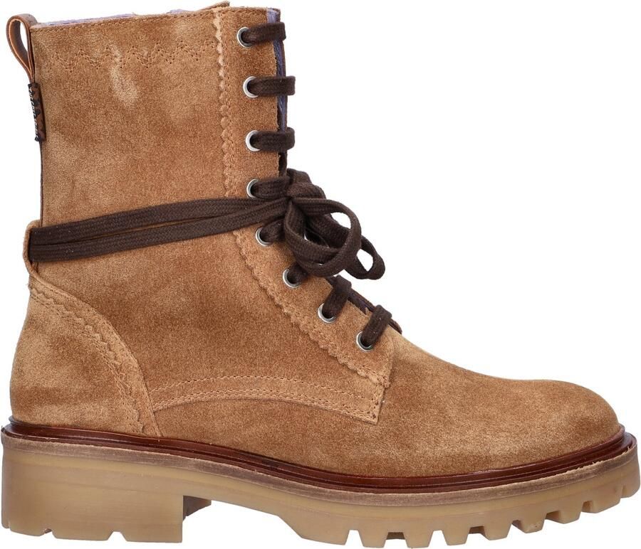 Scotch & Soda Bettie dames veterboot Bruin