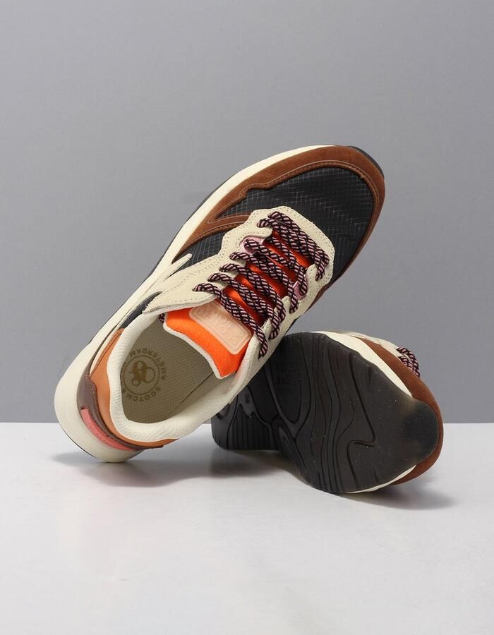 Scotch & Soda celest 2.0 sneakers dames bruin s468 brown multi - Foto 3