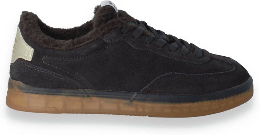 Scotch & Soda Scotch& Soda Dames Sneaker Nixie Dark Brown Bruin