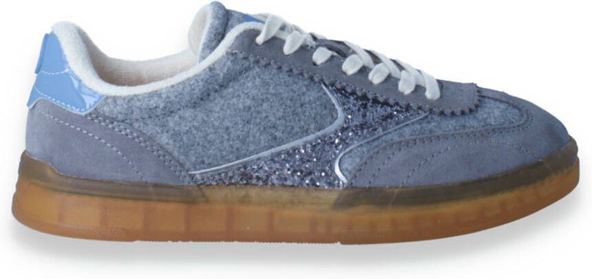 Scotch & Soda Scotch& Soda Dames Sneaker Nixie Grey-silver Grau