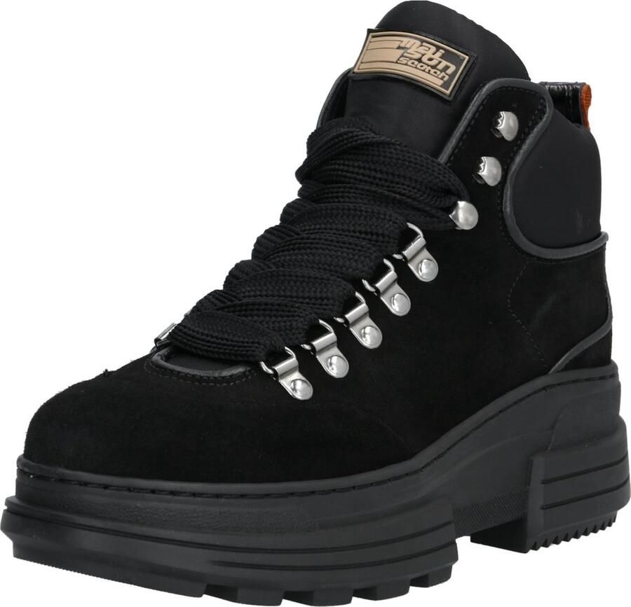 Scotch & Soda Dames Veterboots Cara Zwart
