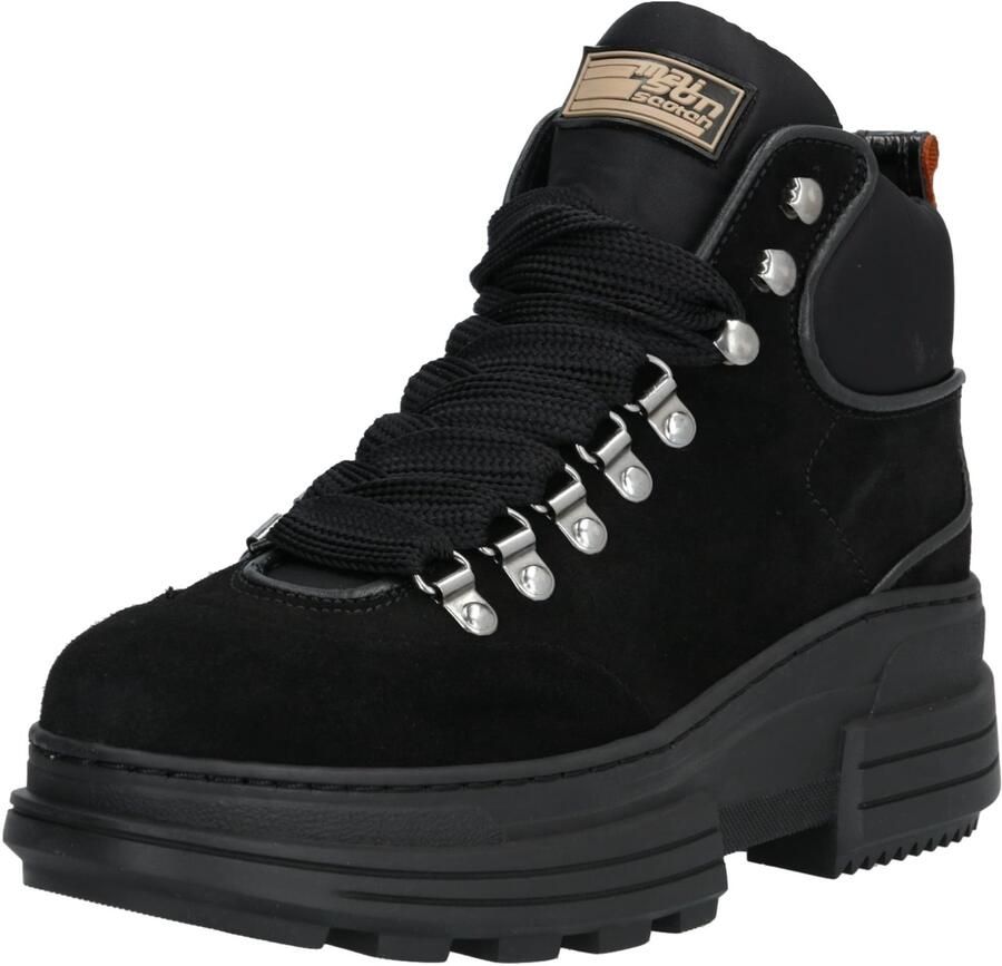 Scotch & Soda Dames Veterboots Cara Zwart
