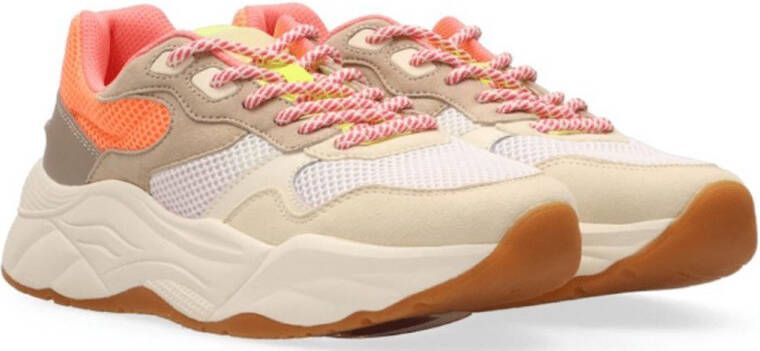 SCOTCH & SODA Lage Sneakers Dames Celest 38 Maat: 37 Materiaal: Textiel Kleur: Wit