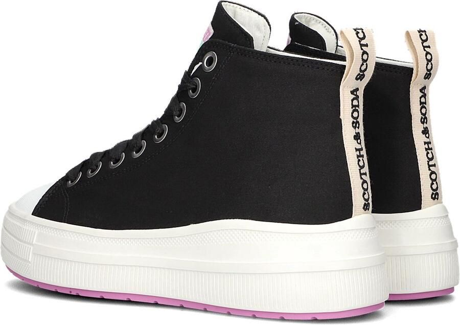 Scotch & Soda Iris Hoge sneakers Dames Zwart - Foto 2