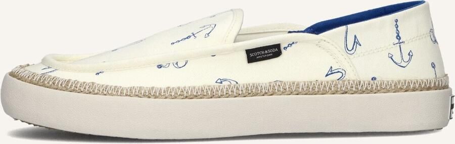 SCOTCH & SODA Instappers Heren Izomi M 15 Maat: 42 Materiaal: Textiel Kleur: Wit - Foto 3