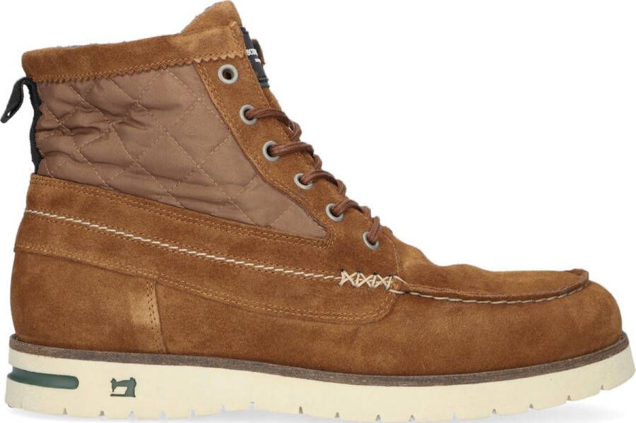 Scotch & Soda Levant Mid Veterboots Laarzen Met Veters Heren Cognac - Foto 2