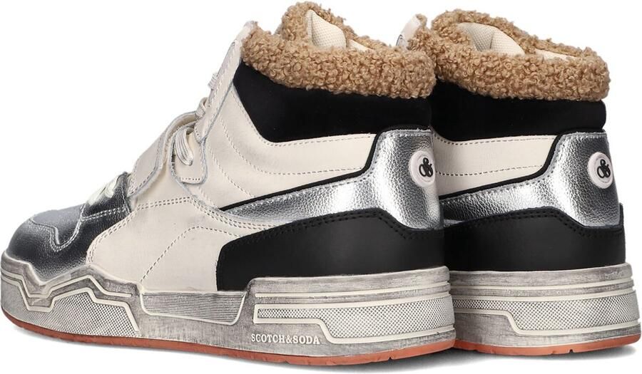 Scotch & Soda Lillie Hi Hoge sneakers Leren Sneaker Dames Wit - Foto 2