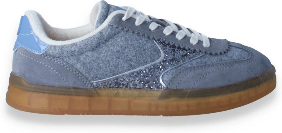 Scotch & Soda Scotch& Soda Dames Sneaker Nixie Grey-silver Grijs
