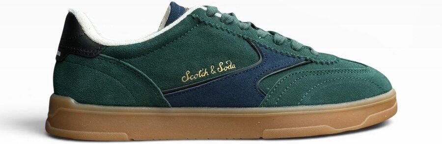 Scotch & Soda Slim Sneakers Heren Groen