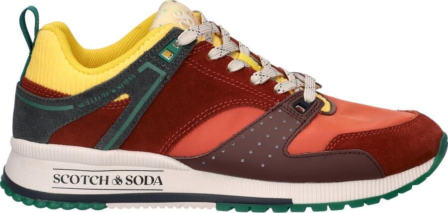 Scotch & Soda Vivex heren sneaker Brick