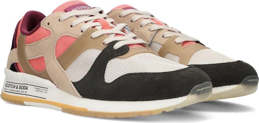 Scotch & Soda Vivex sneakers van synthetisch suède en nylon - Foto 4