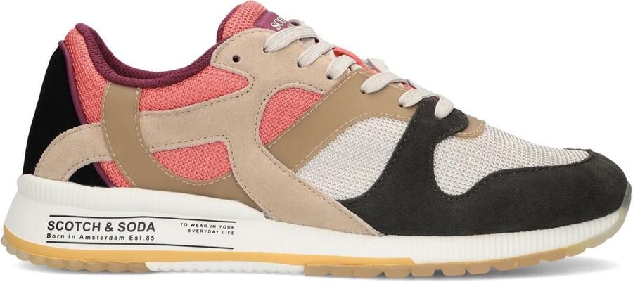 Scotch & Soda Vivex sneakers van synthetisch suède en nylon - Foto 5