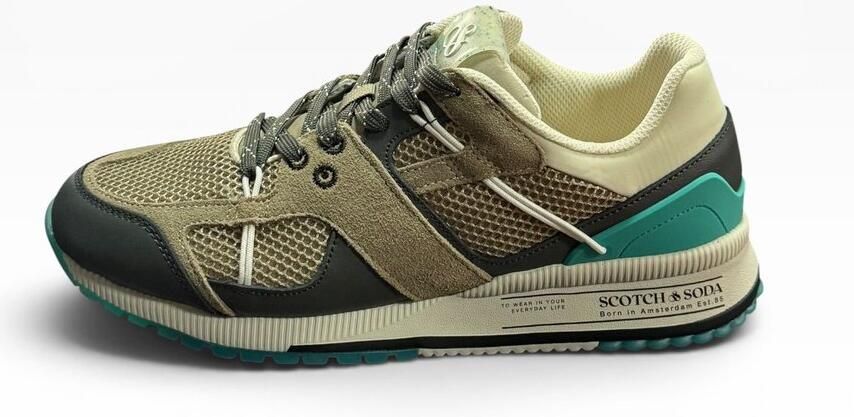Scotch & Soda Vivex Sneakers Heren Bruin - Foto 2