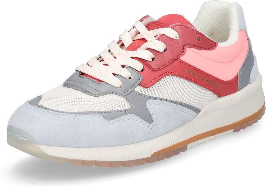 Scotch & Soda scotch&soda damessneaker vivi24 blauw rood - Foto 2