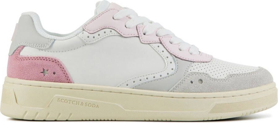 Scotch & Soda Scotch Soda Sneakers Dames Lage sneakers Damesschoenen Suède Elli LS sue Grijs combi