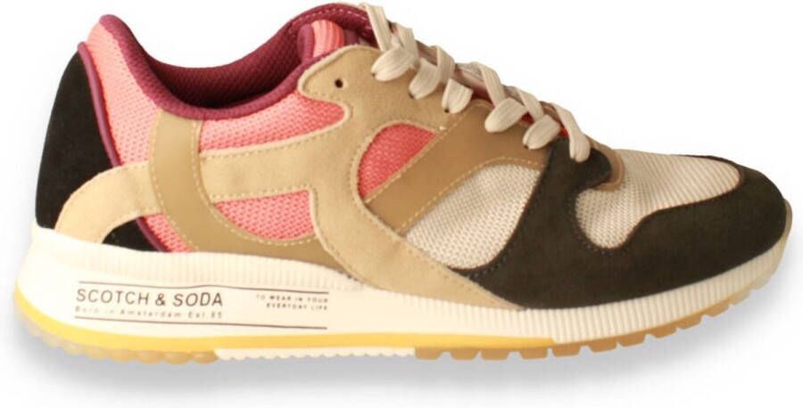 Scotch & Soda Vivex sneakers van synthetisch suède en nylon - Foto 2
