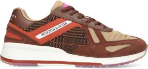 Scotch & Soda Vivex Low Lage sneakers Heren Bruin