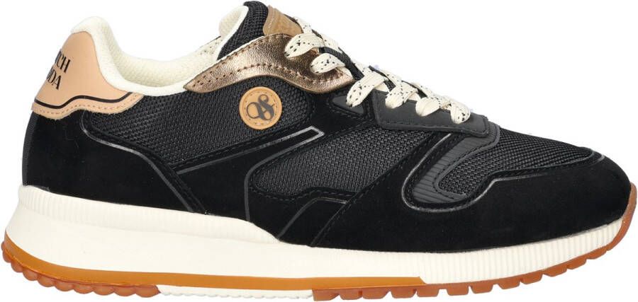 Scotch & Soda Damessneakers Scotch&Soda Vivi suède zwart