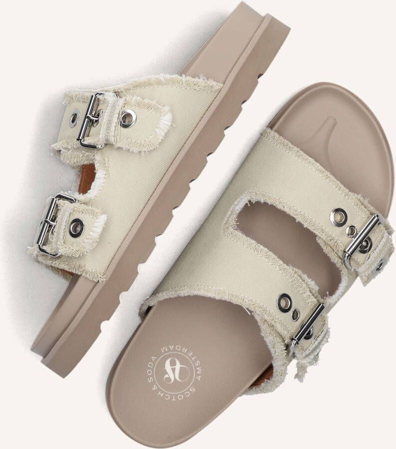SCOTCH & SODA Slippers Dames Zale 2 Maat: 39 Materiaal: Denim Kleur: Beige - Foto 4