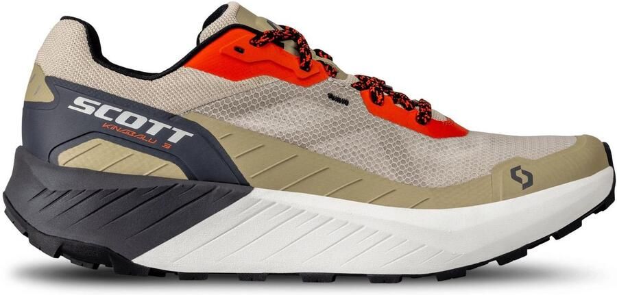 Scott Kinabalu 3 Heren trailrunningschoenen Toast Beige Glow Red 45.5