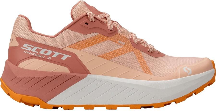 Scott Kinabalu 3 Trail Hardloopschoenen Dames Pale Orange Terra Red