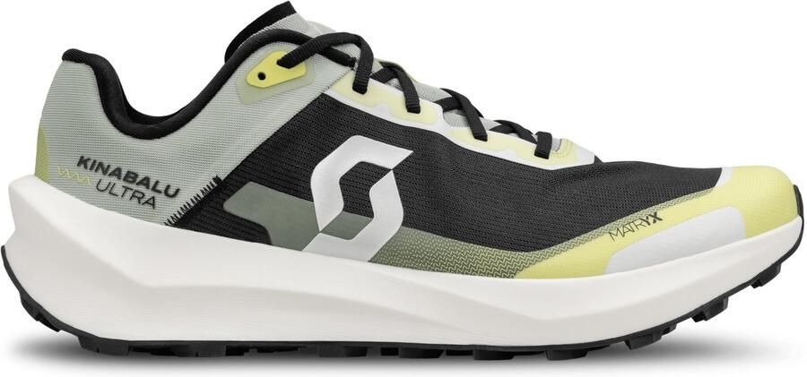 Scott Kinabalu Ultra Trailschoenen Heren Acid Yellow Spray Grey